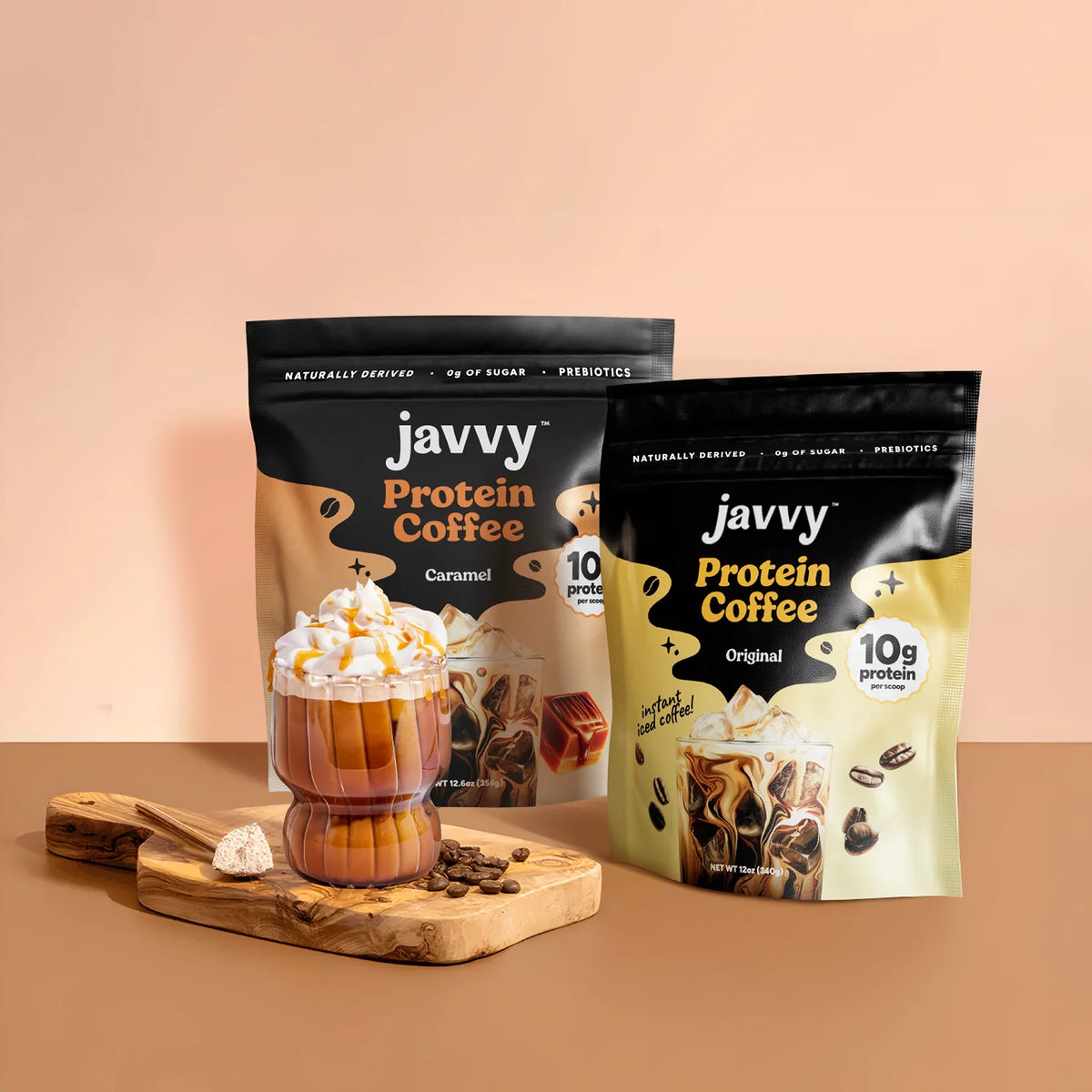 CARAMEL PROTEIN COFFEE